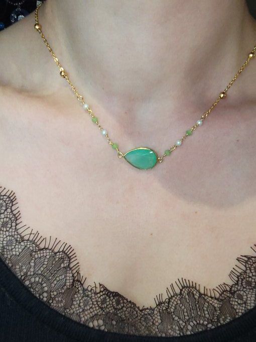 CHRYSOPRASIA PIECE UNIQUE