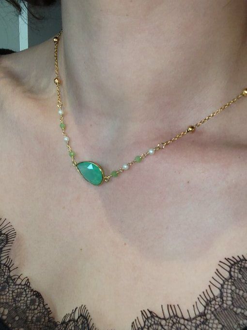 CHRYSOPRASIA PIECE UNIQUE