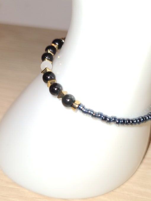 BRACELET OBSIDIENNE 